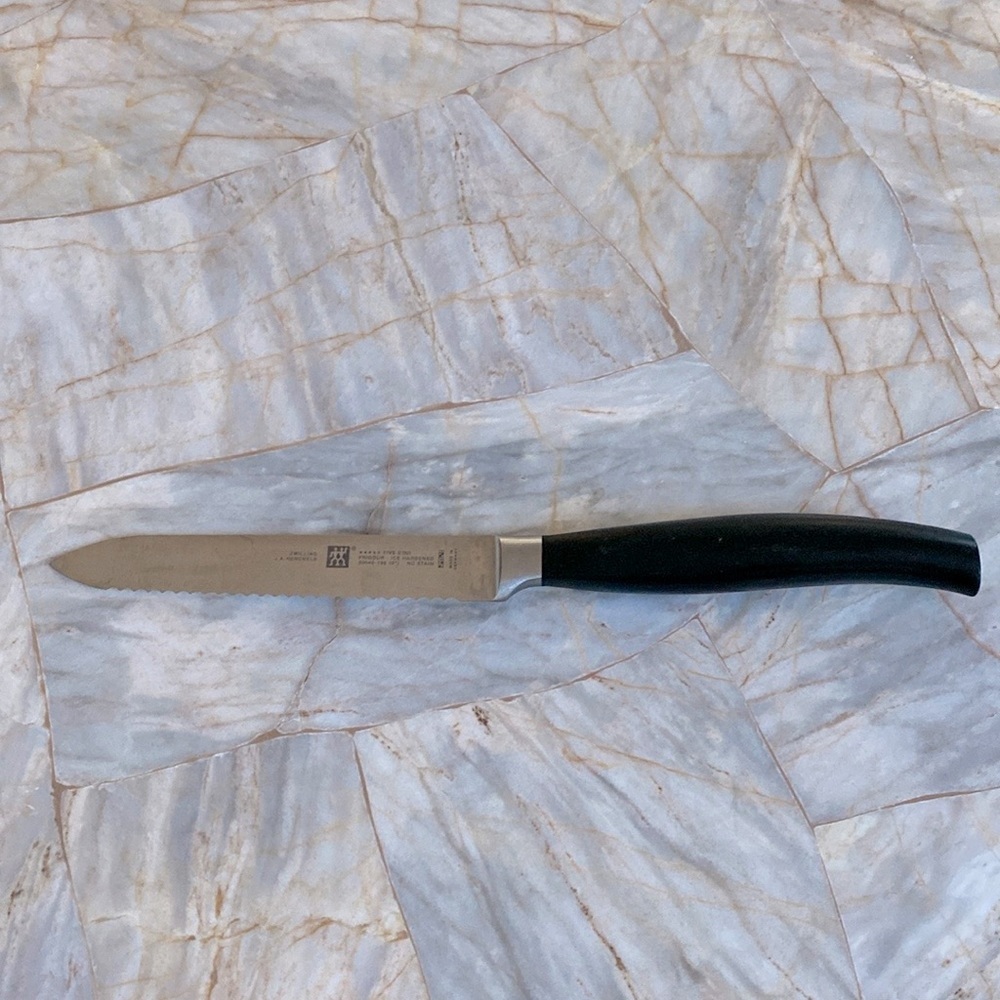 Zwilling Five Stars Utility knife, Silver Black 5 Star